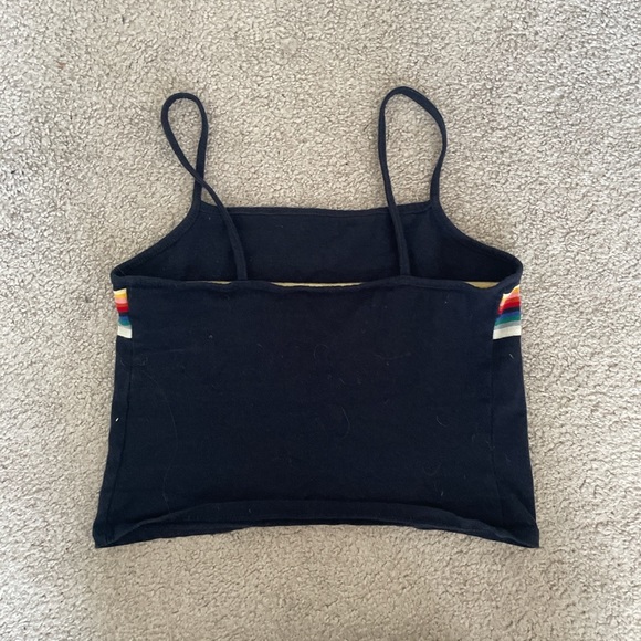 Brandy Melville rainbow croptop - Picture 3 of 3
